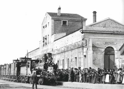 Exposició Barcelona - Mataró, 1848. El tren del Mares...