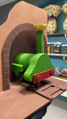 Mona de pasqua. El tren de Mataró. Pastisseria Nibs - Mataró